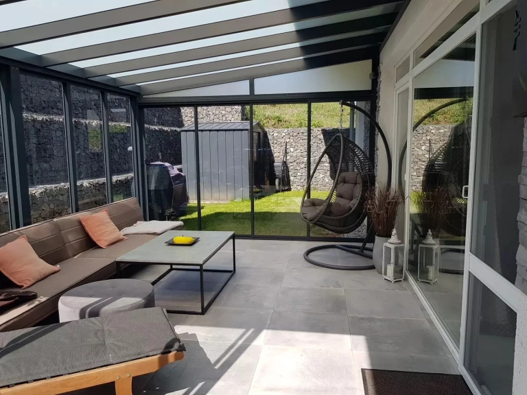 Alumínium pergola ROBUST + üvegezés STANDARD - Braňany