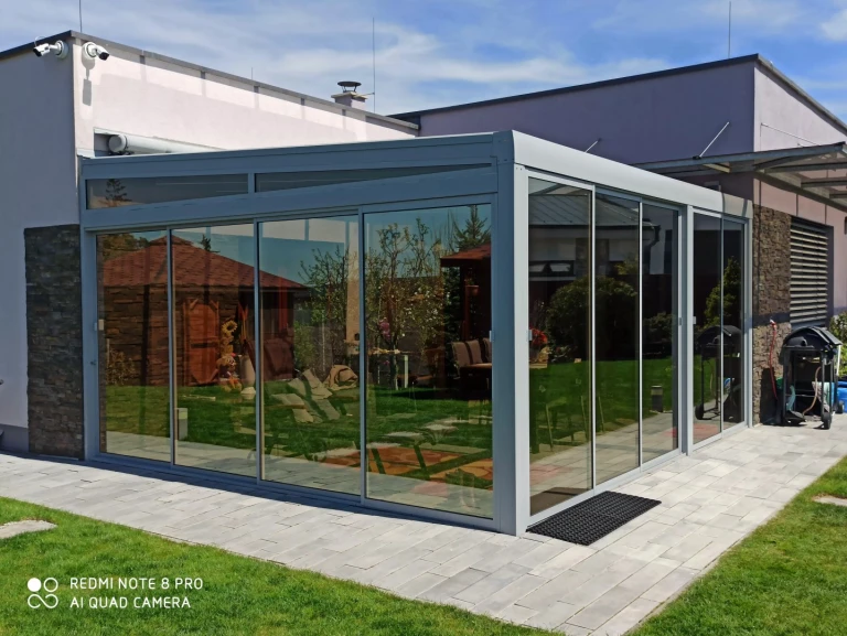 Alumínium pergola ROBUST + üvegezés STANDARD - Blansko