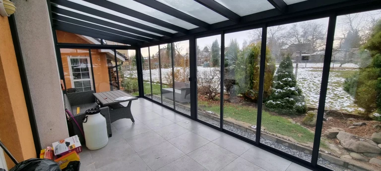 Alumínium pergola ROBUST + üvegezés STANDARD - Klášterec